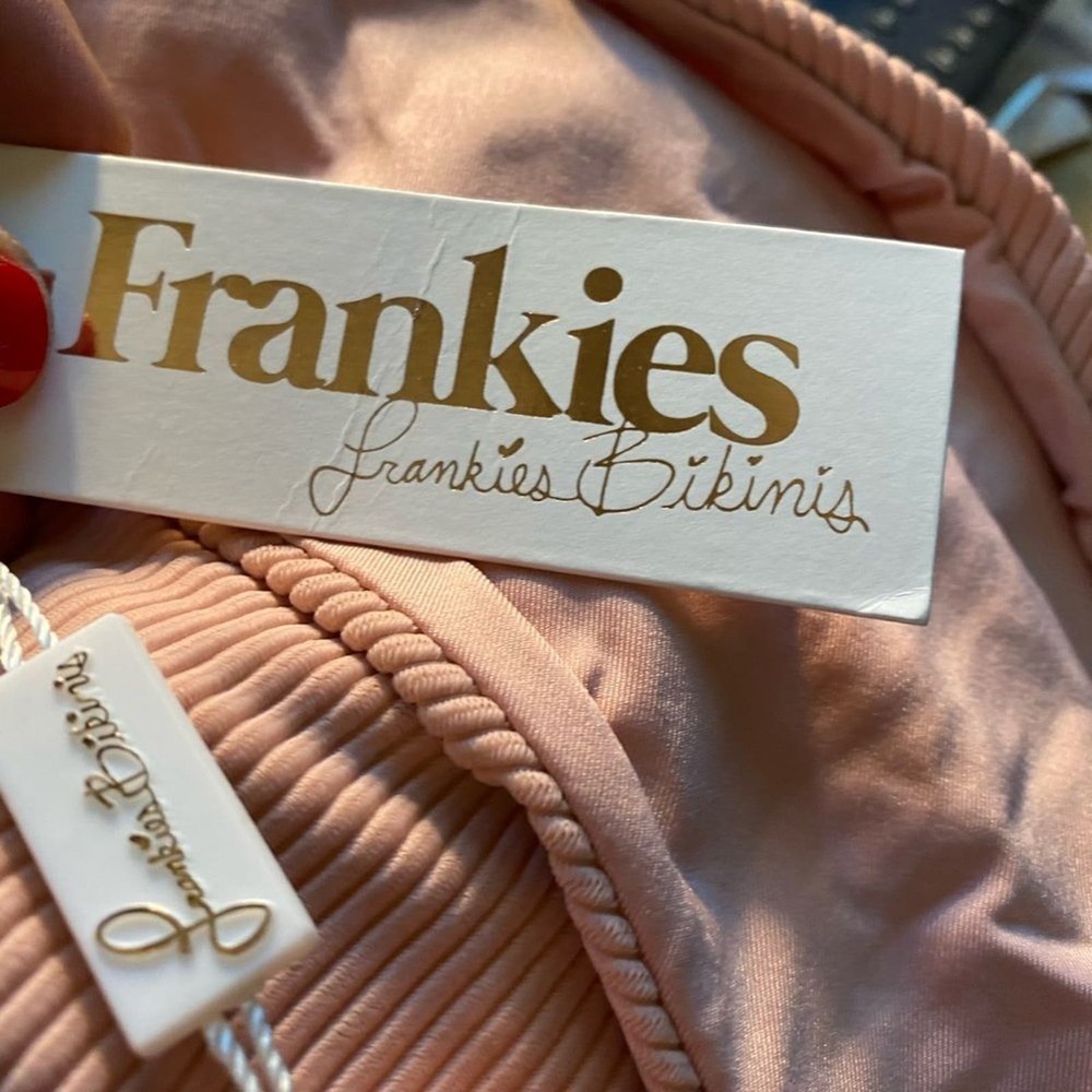 Frankie's Lilly Ribbed One Piece Bathing Suit nwt - Picture 7 of 12
